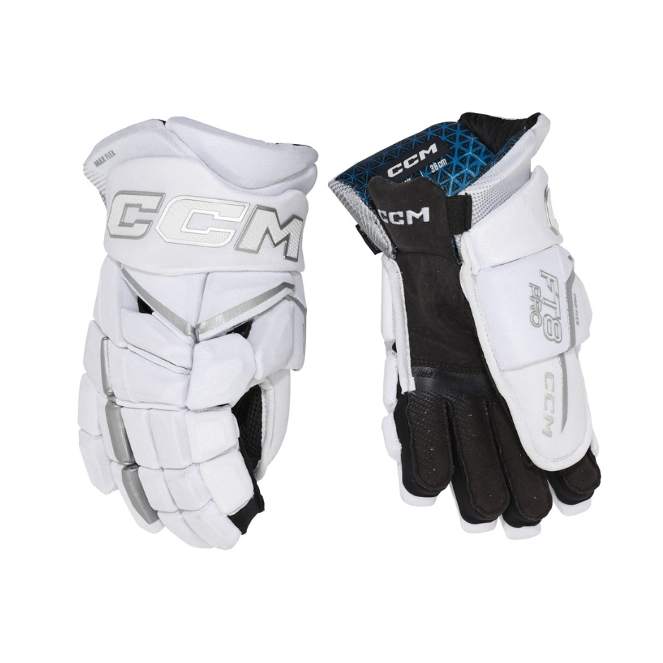 CCM Rukavice CCM Jetspeed FT8 Pro White SR