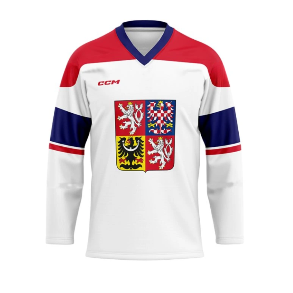 CCM Reprezentační dres CCM ZOH bílý bez reklam