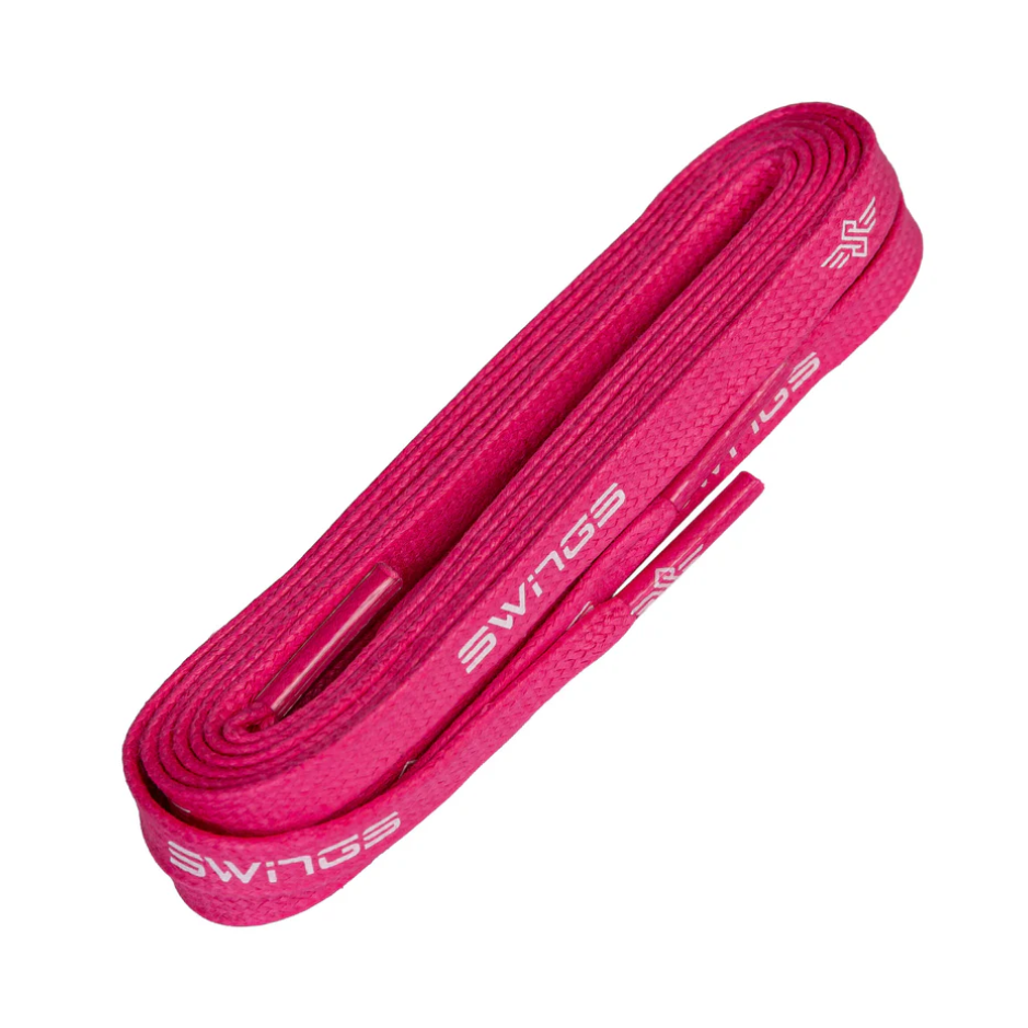Powerslide Tkaničky Swings Waxed Superlaces Pink