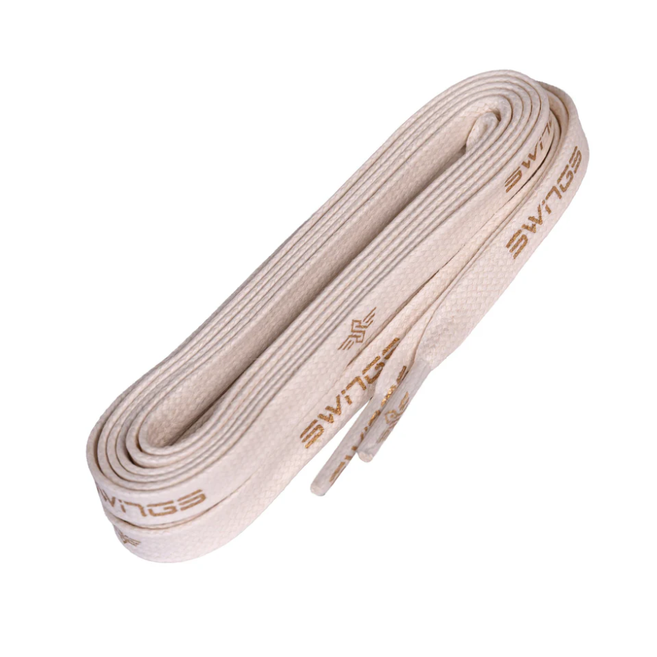 Powerslide Tkaničky Swings Waxed Superlaces White