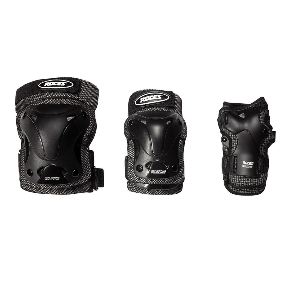 Roces Dětské chrániče Roces Junior Ventilated 3-Pack Black